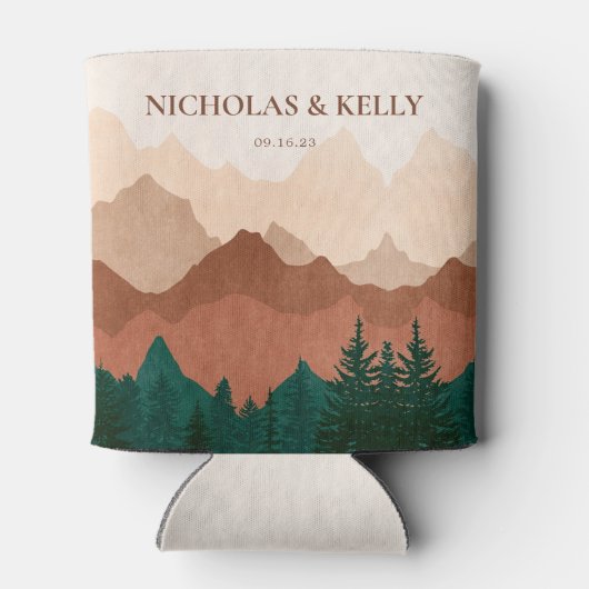 秋マウンテンフォレスト結婚式の引き出物クーラーボックス 缶クーラー (裏面)