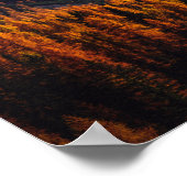 秋マウンテン4k壁紙アルタピーク写真シンプル ポスター (角)