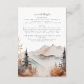 秋マウン結婚テン詳細カード エンクロージャーカード (正面)