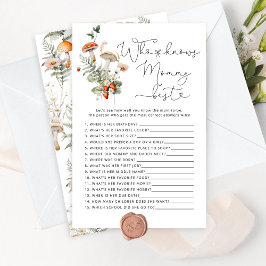 秋マッシュルーム誰がママのシャワー最高のゲームを知っている