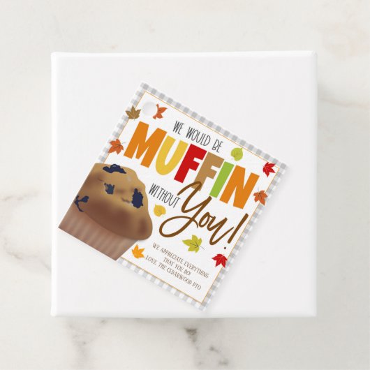 秋マフィンギフトラベル フェイバータグ (インサイチュ)