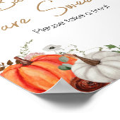 秋マルサラブルガンディパンプキンベビーは甘い ポスター (角)