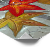 秋マーメイドファンタジープリント ポスター (角)