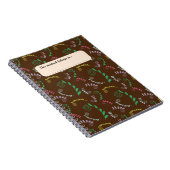 秋ミモサ離れーズonダークオーク ノートブック (右側)