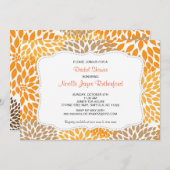 秋ムズ結婚ブライダルまたはベビーシャワー招待状 招待状 (正面/裏面)