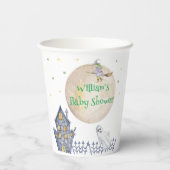 秋ムーンウィッチ不気味ハウスベビーシャワー 紙コップ (裏面)