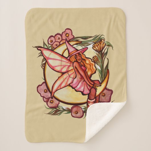 秋ムーンフェアリーウィッチ秋妖精 シェルパブランケット (正面)