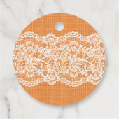 秋メッセージカード。感謝祭リース素朴な木 フェイバータグ (裏面)