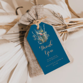 秋メドウワイルドフローラ結婚ズサンキューユー ギフトタグ