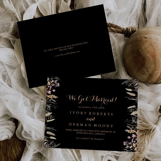 秋メドウワイルドフローラ飛躍 案内状