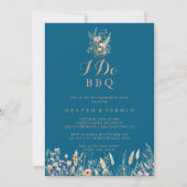 秋メドウワイルドフローラI do BBQ婚約パーティ 招待状 (正面)