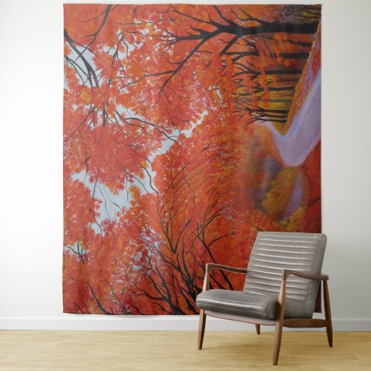 秋メープルダイジョン結婚韓国の背景 タペストリー (インサイチュ)