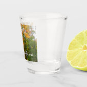 秋メープルツリーズ秋の自然写真 ショットグラス (右)