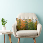 秋メープルツリーズ秋の自然写真 ランバークッション (椅子)