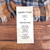 秋メープルリーフエッジ結婚式 プログラム