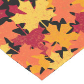 秋メープルリーフパターン ショートテーブルランナー (コーナー)