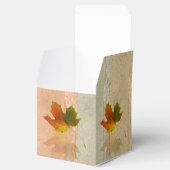 秋メープルリーフ結婚式の引き出物ボックス フェイバーボックス (オープン)