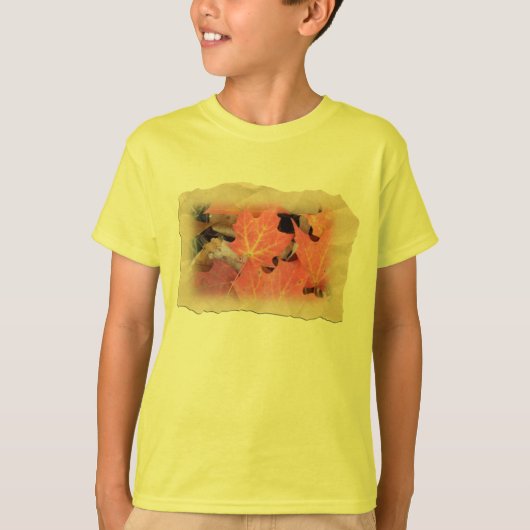 秋メープル葉の調整アイテム Tシャツ (正面)