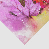 秋メープル葉ウォーターカラー秋パステル 薄葉紙 (詳細)