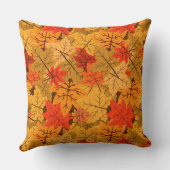 秋メープル葉ズ クッション (裏面)