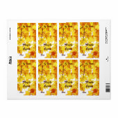 秋メープル離れズメープルシロップのラベル ラベル (フルシート)