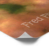 秋メープル離れHDR ポスター (角)