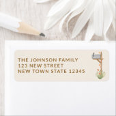 秋メールボックス差出人住所 ラベル (インサイチュ)