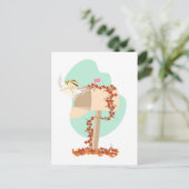 秋メールボックスAirmailはがき ポストカード (スタンド正面)