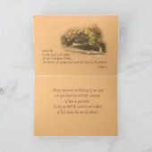 秋メー葉プルカスタマイズ – 任意の大事な行事 カード (内部)