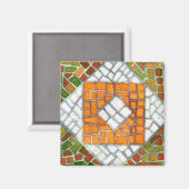 秋モザイク角磁石 マグネット (正面/裏面)