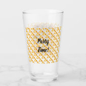 秋モダンのパンプキ葉ン タンブラーグラス (裏面)