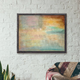 秋モダンアートの抽象芸術 ポスター