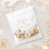 秋モダンテラ結婚コッタありがとう フェイバーバッグ (クリップ留めされた状態)