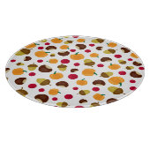 秋モダンパンプキンベリーズアコーン カッティングボード (角)