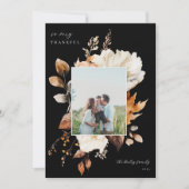 秋モダンフローラ感謝祭 シーズンカード (正面)