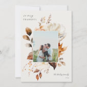 秋モダンフローラ感謝祭 シーズンカード (正面)