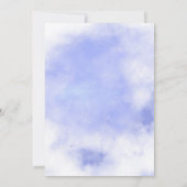 秋モダン秋のブルーパンプキンボーイズシャワー 招待状 (裏面)