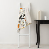 秋モダン秋ボホボタニカルフローラ シェルパブランケット (インサイチュ)