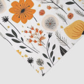 秋モダン秋ボホボタニカルフローラ 薄葉紙 (詳細)