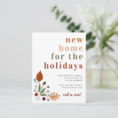 秋モダン秋感謝祭ホリデームービング 案内ポストカード (スタンド正面)