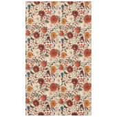 秋モダン秋植物学フローラ テーブルクロス (正面)