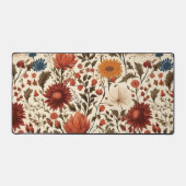 秋モダン秋植物学フローラ デスクマット (正面)