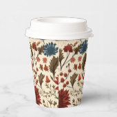 秋モダン秋植物学フローラ 紙コップ (右)