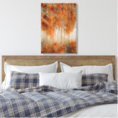 秋モーニングウォーターカラープリント キャンバスプリント (インサイチュ (寝室))