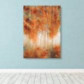 秋モーニングウォーターカラープリント キャンバスプリント (インサイチュ (ウッドフロア))