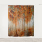 秋モーニングウォーターカラープリント タペストリー (正面)