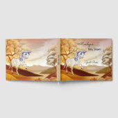 秋ユニコーンベビーシャワーゲストブック ゲストブック (全面)