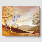 秋ユニコーンベビーシャワーゲストブック ゲストブック (裏面)