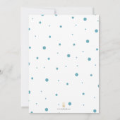 秋ユニークをテーマにしたベビーシャワー招待状 招待状 (裏面)