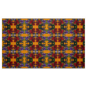 秋ユリ渦巻織物 ファブリック (ファットクウォーター)